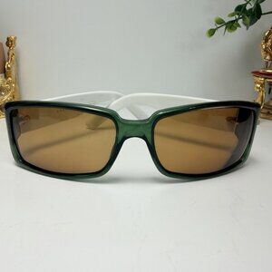 Gucci GG 2564/S PR7 Green & White Designer Eyewear Frame Bold Retro Luxury Style
